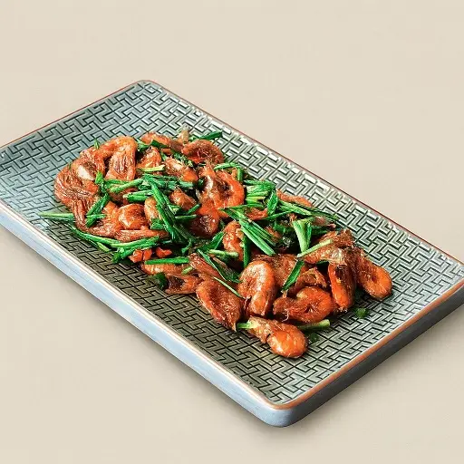 [2032] Chive (Kucai) Flavored River Shrimp