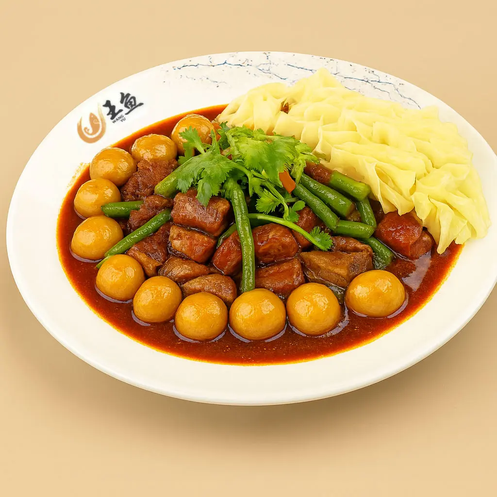 [2041] Braised Pork Trotters with Lamian