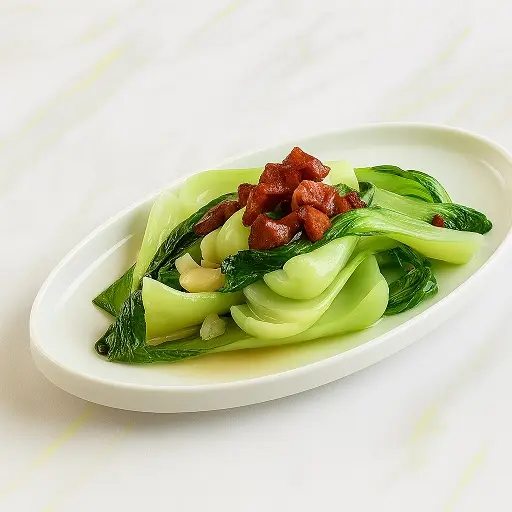[2058] Stir-Fried Bok Choy with Garlic