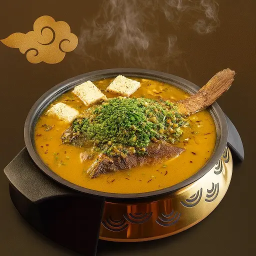 [2011] Grilled Fish with Pickled Cabbage (Patin)